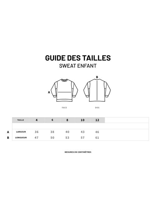 Sudadera infantil LET'S GO OUTSIDE - Kiabi