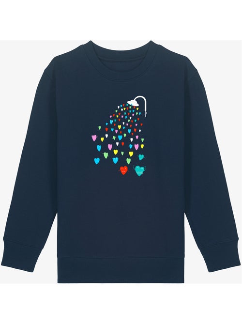 Sudadera infantil LOVE SHOWER - Kiabi
