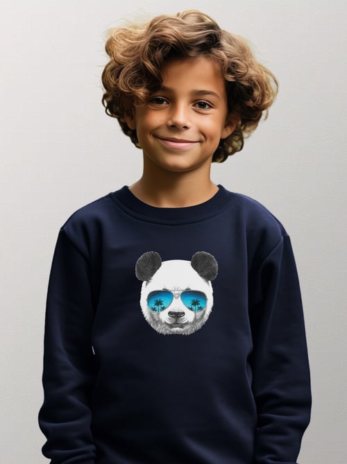 Sudadera infantil PANDA SUNGLASSES - Kiabi