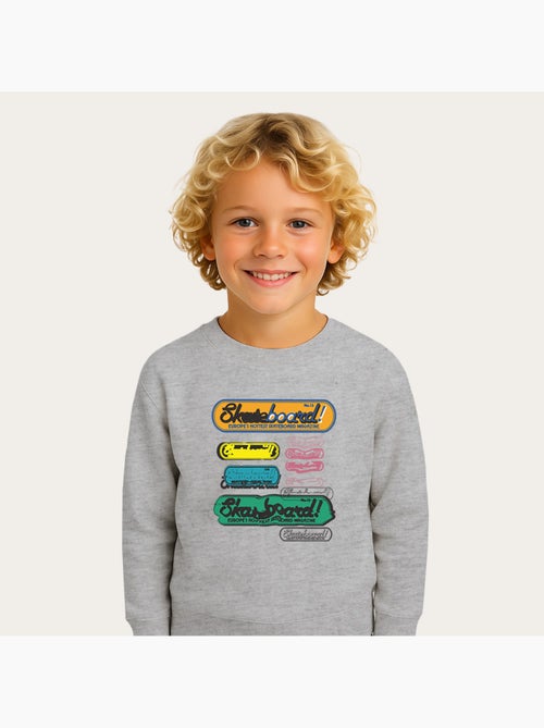 Sudadera infantil SKATEBOARD! MAGAZINE MORE STATIC - Kiabi Sudadera infantil SKATEBOARD! MAGAZINE MORE STATIC - Kiabi