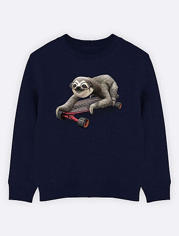 Sudadera infantil SKATEBOARD SLOTH