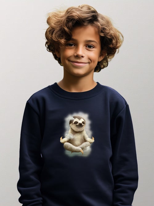 Sudadera infantil SLOTH MEDITATE - Kiabi
