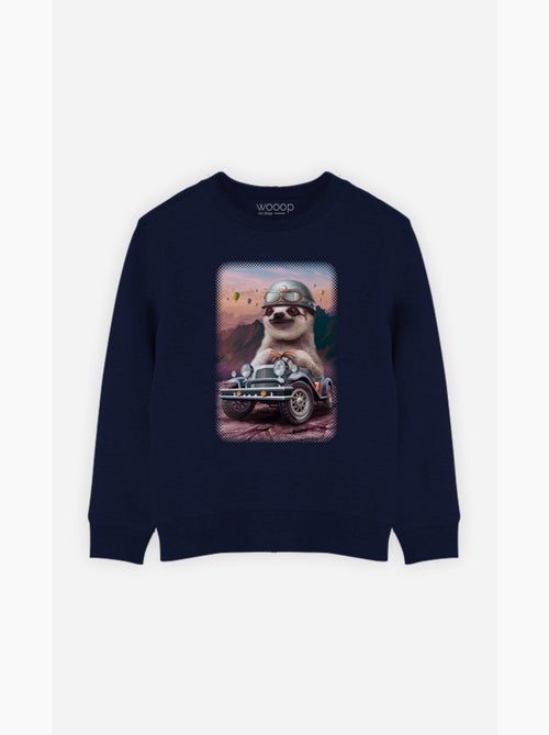 Sudadera infantil SLOTH ON RACING CAR - Kiabi