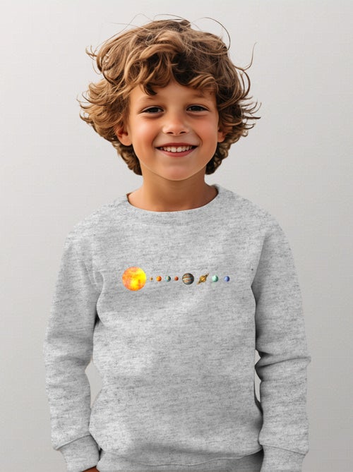 Sudadera infantil SOLAR SYSTEM - Kiabi