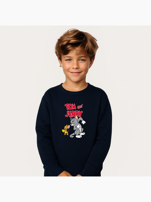 Sudadera infantil TOM AND JERRY CHEESE GRAPHIC - Kiabi Sudadera infantil TOM AND JERRY CHEESE GRAPHIC - Kiabi
