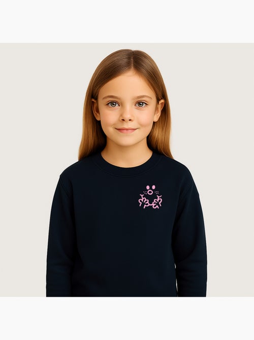 Sudadera infantil VISAGE MADAME CŒUR - Kiabi Sudadera infantil VISAGE MADAME CŒUR - Kiabi
