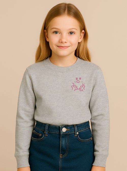 Sudadera infantil VISAGE MADAME CŒUR - Kiabi