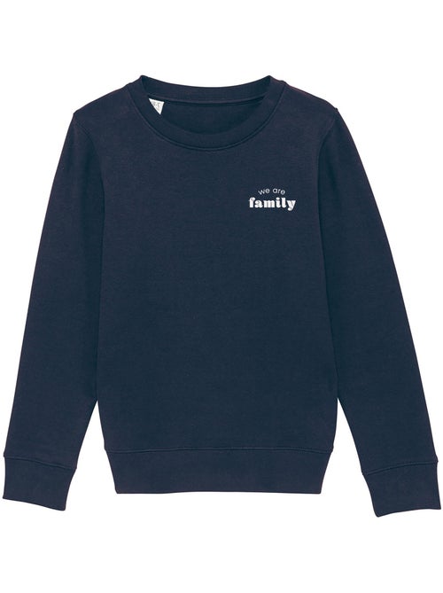 Sudadera infantil WE ARE FAMILY COEUR - Kiabi