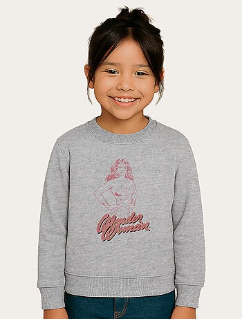 Sudadera infantil WONDER WOMAN PINK
