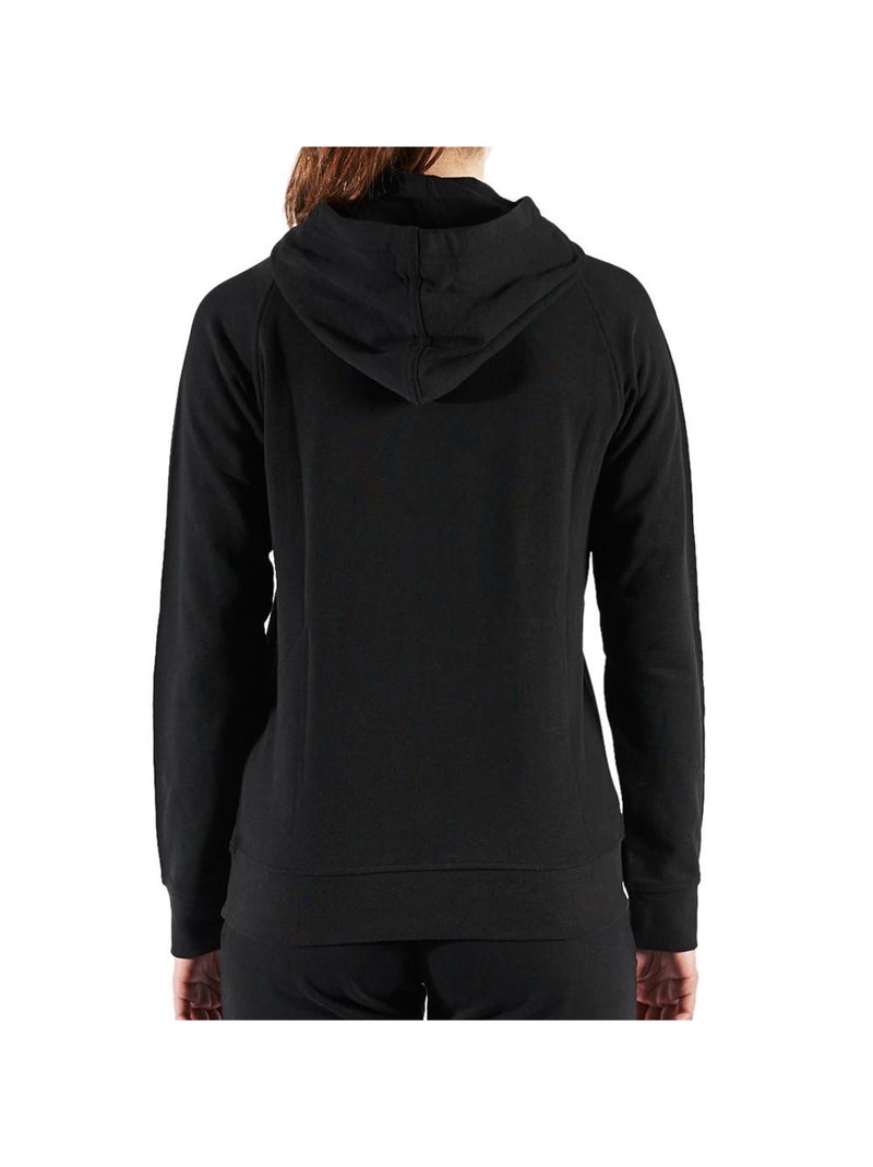 Sudadera Kappa con Capucha para Mujer Negro - Kiabi