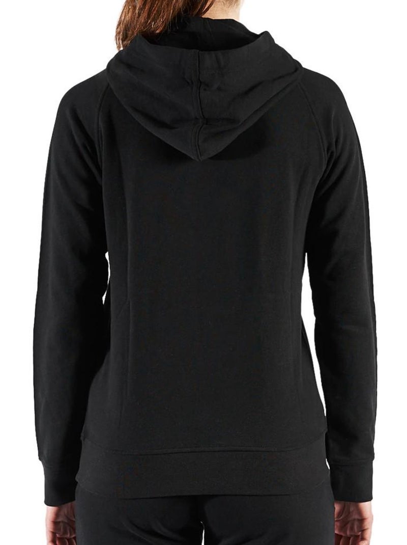 Sudadera Kappa con Capucha para Mujer Negro - Kiabi