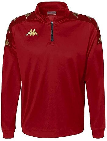 Sudadera kappa con cremallera 1/4 para hombre