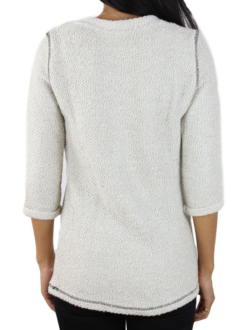 Sudadera Karina Kebello Crudo - Kiabi