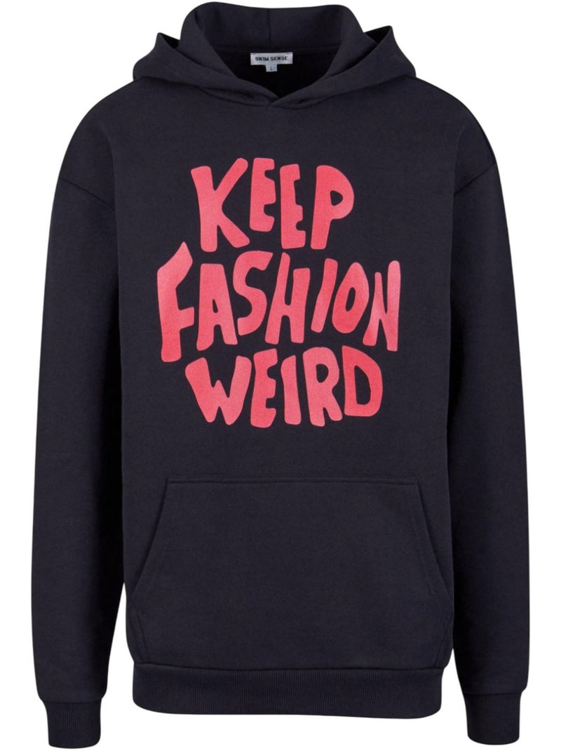 Sudadera keep weird fashion para hombre - 9n1m sense Negro - Kiabi