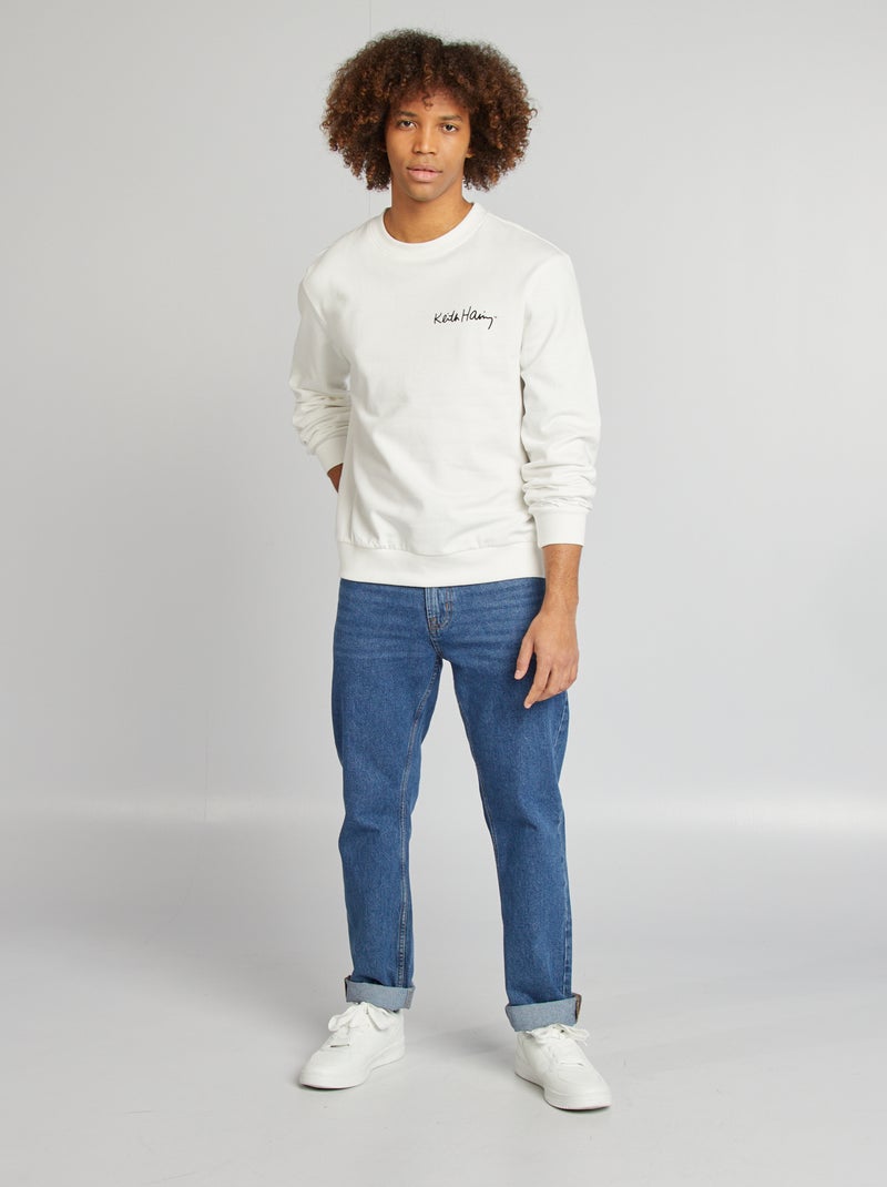 Sudadera 'Keith Haring'  - San Valentín BLANCO - Kiabi