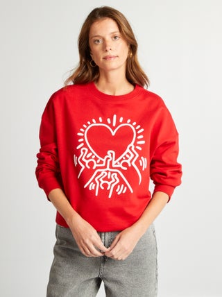 Sudadera 'Keith Haring'  - San Valentín