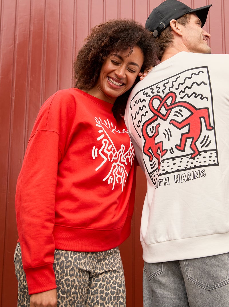 Sudadera 'Keith Haring'  - San Valentín ROJO - Kiabi