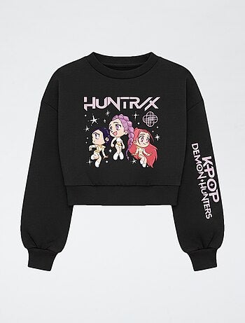 Sudadera 'KPop Demon Hunters' de cuello redondo