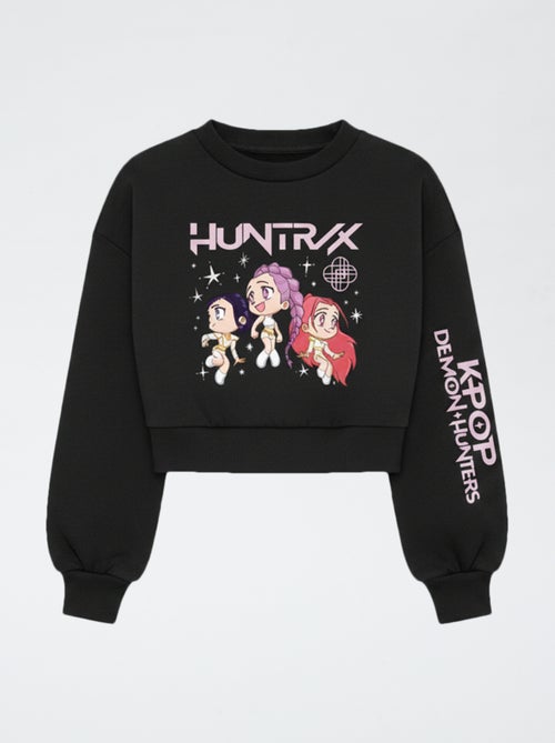 Sudadera 'KPop Demon Hunters' de cuello redondo - Kiabi Sudadera 'KPop Demon Hunters' de cuello redondo - Kiabi