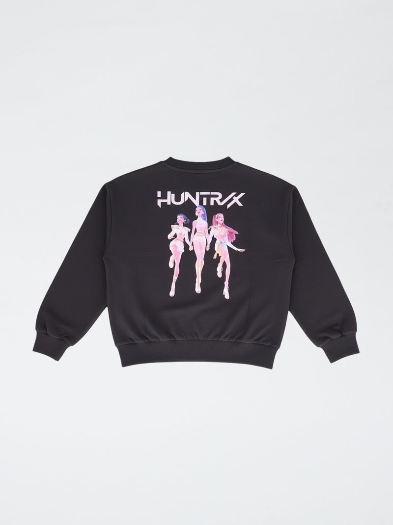 Sudadera 'KPop Demon Hunters' Negro - Kiabi