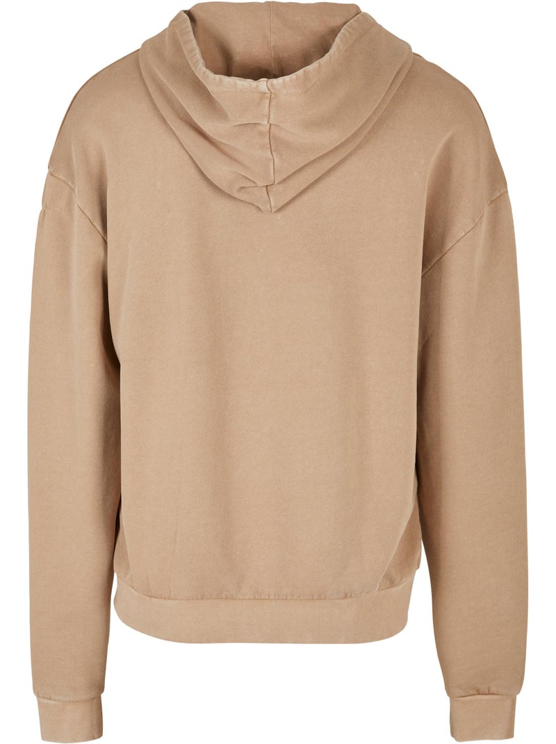 Sudadera lavado ácido para hombre - build your brand Beige - Kiabi