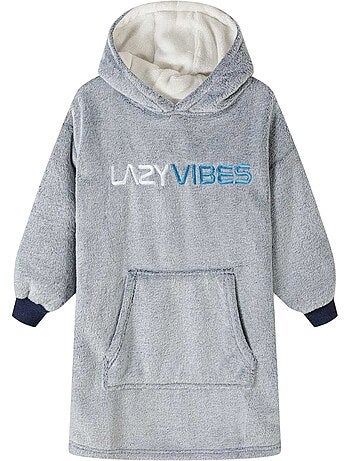 Sudadera lazy vibes diseño bordada de polar niños - minoti