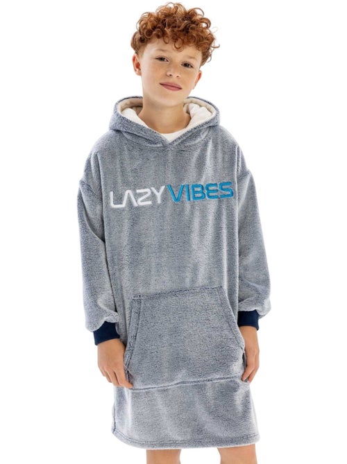 Sudadera lazy vibes diseño bordada de polar niños - minoti - Kiabi