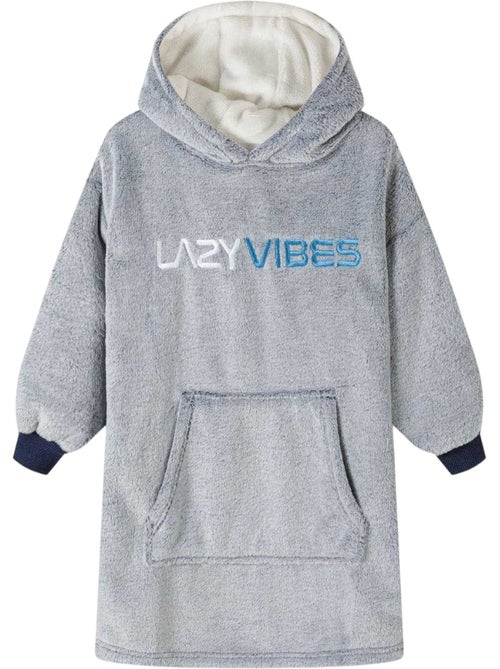 Sudadera lazy vibes diseño bordada de polar niños - minoti - Kiabi