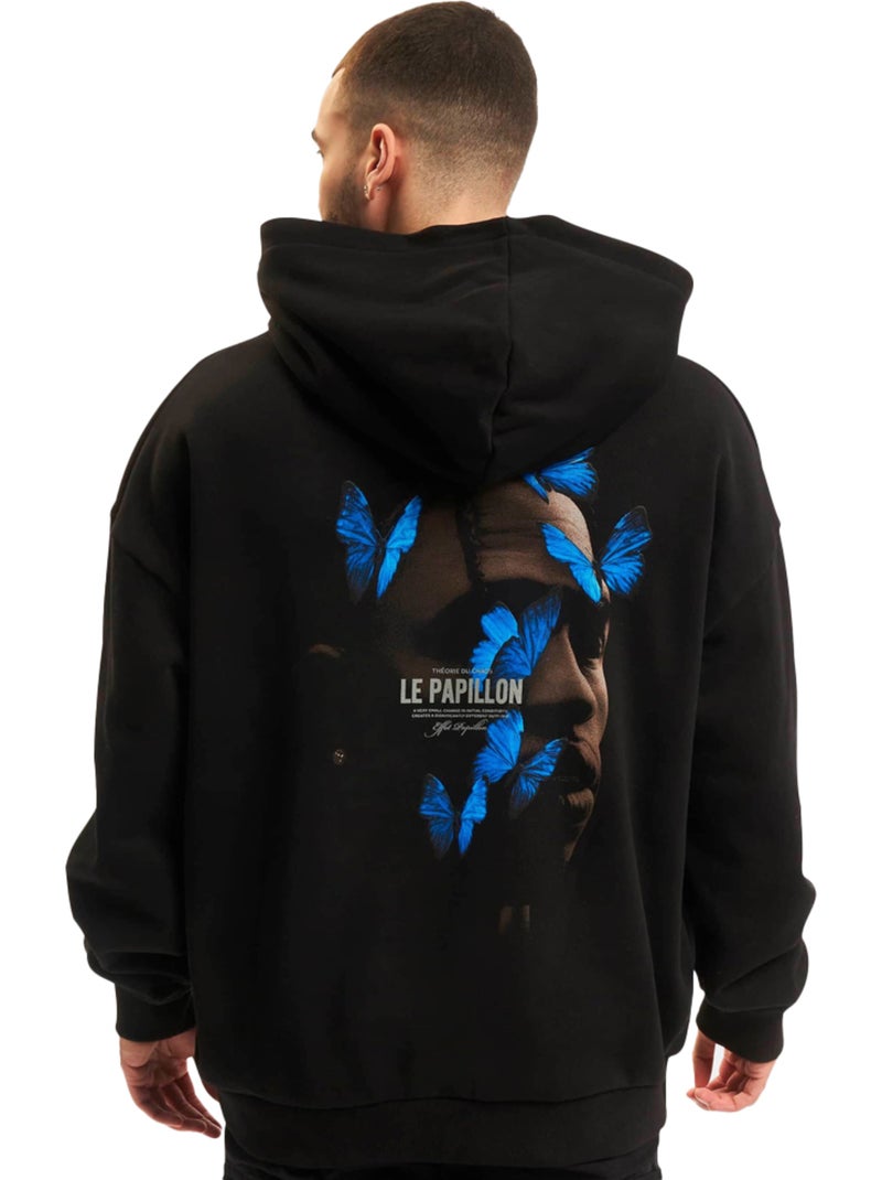 Sudadera le papillon de pesada para hombre - mister tee Negro - Kiabi