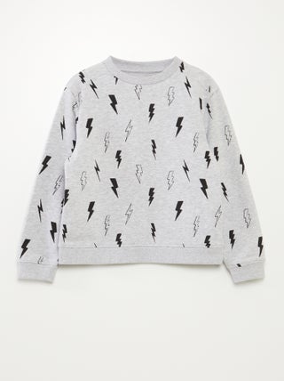 Sudadera ligera de chándal con estampado