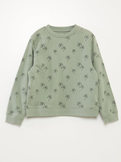 Sudadera ligera de chándal con estampado - Kiabi