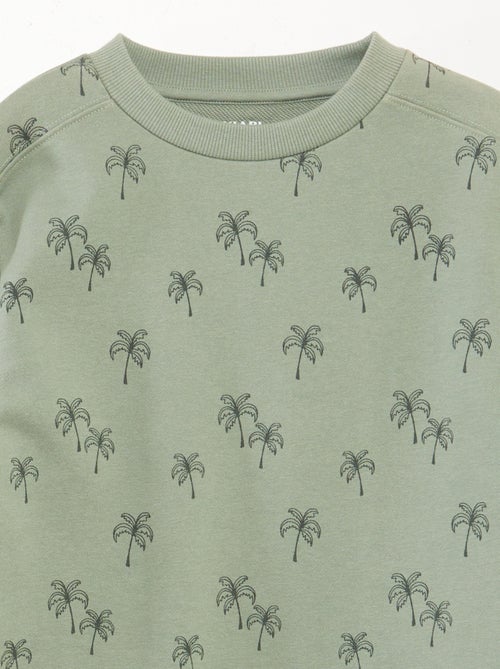 Sudadera ligera de chándal con estampado - Kiabi