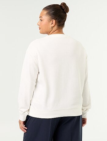 Sudadera ligera de French Terry estampada