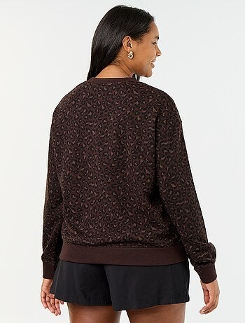 Sudadera ligera de French Terry estampada