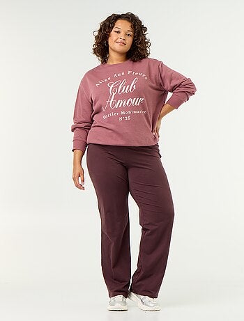 Sudadera ligera de French Terry estampada
