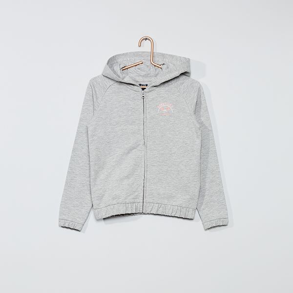 sudadera gris chica