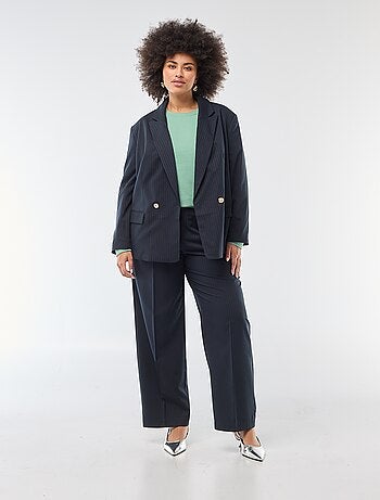 Sudadera ligera lisa de cuello redondo