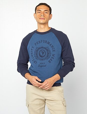 Sudadera ligera manga raglán