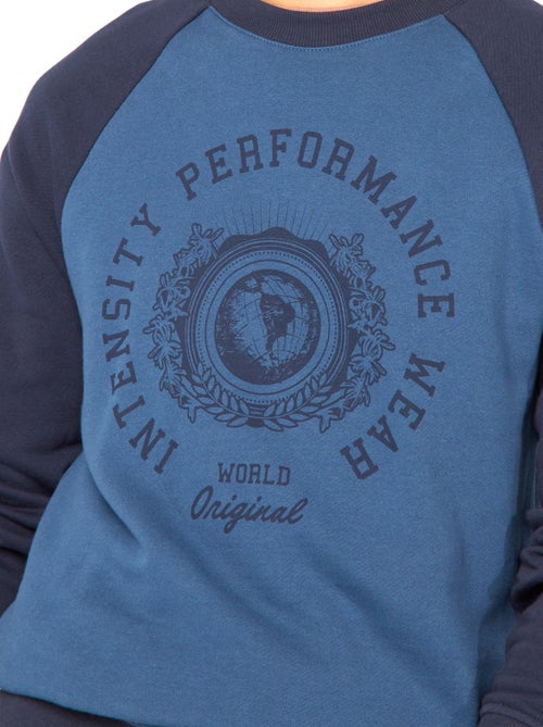 Sudadera ligera manga raglán - Kiabi