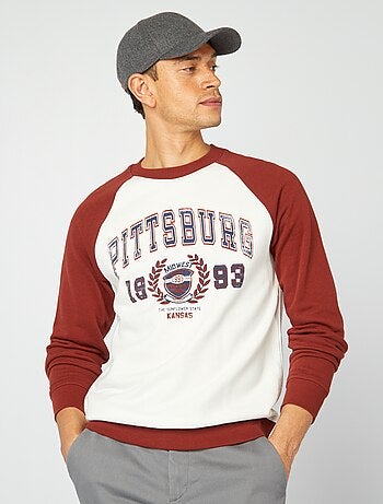 Sudadera ligera manga raglán