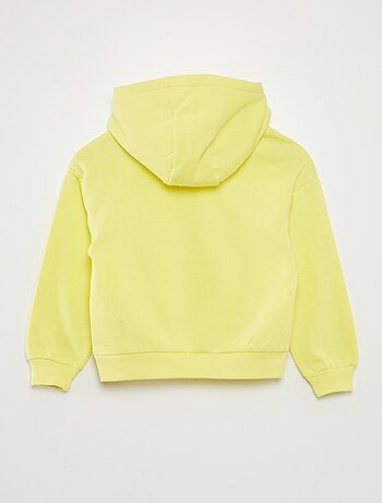 Sudadera lisa con capucha