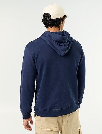 Sudadera lisa con capucha