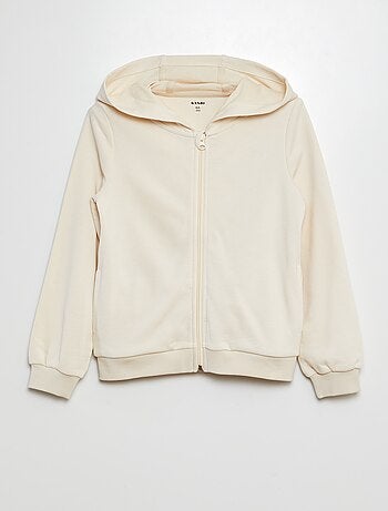Sudadera lisa con capucha
