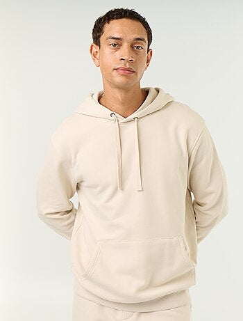 Sudadera lisa con capucha