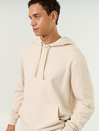 Sudadera lisa con capucha