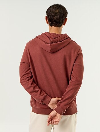 Sudadera lisa con capucha