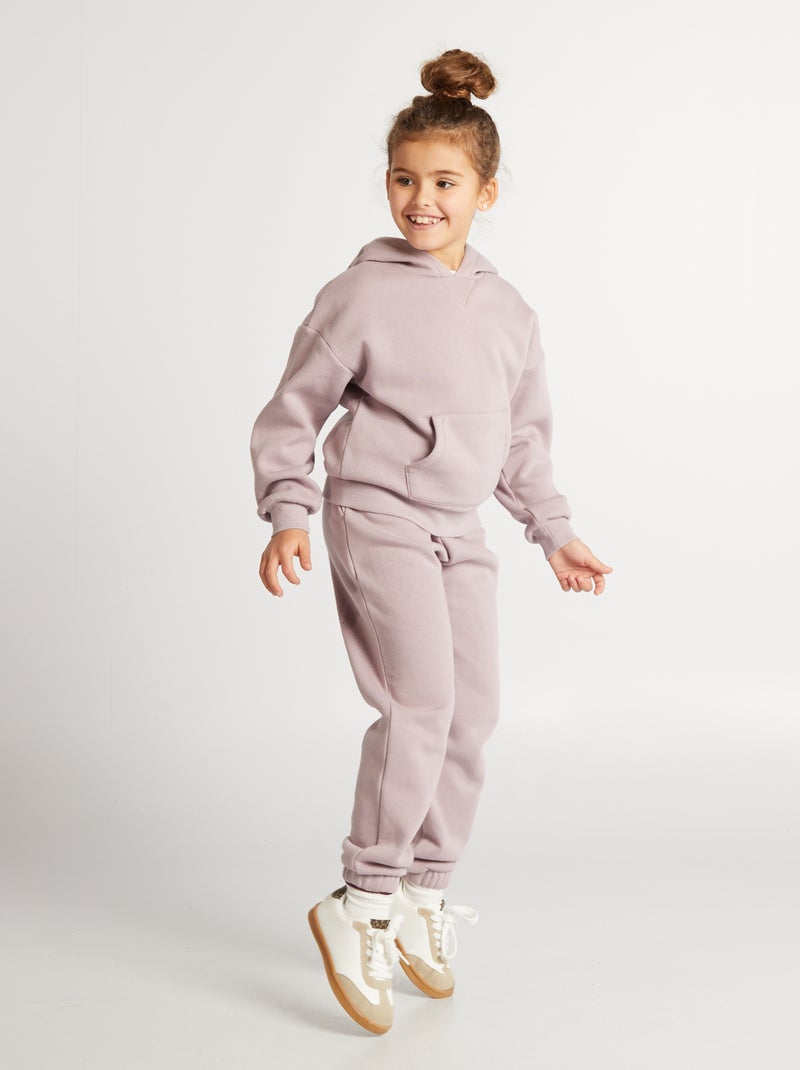 Sudadera lisa con capucha PURPURA - Kiabi