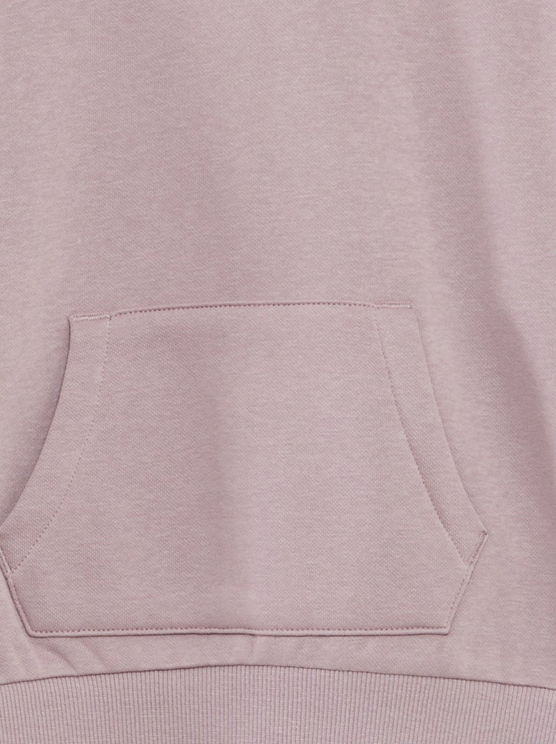 Sudadera lisa con capucha PURPURA - Kiabi