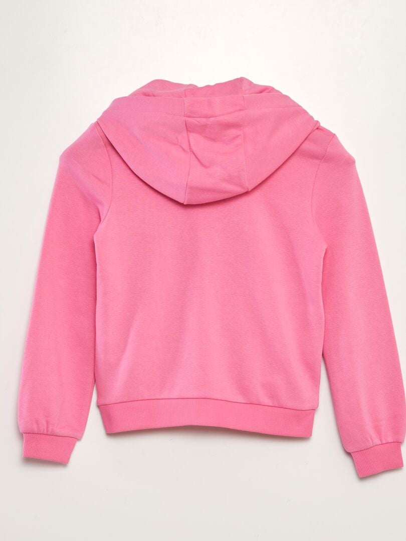 Sudadera lisa con capucha - rosa - Kiabi - 7.00€