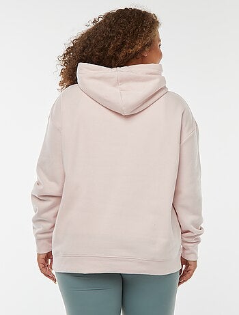 Sudadera lisa con capucha